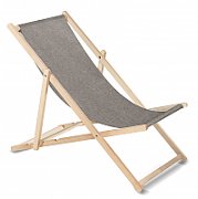 Classic beech deckchair GreenBlue GB183M Melange gray_1