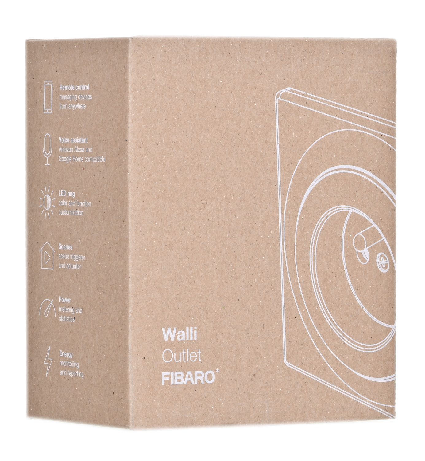 Fibaro Walli socket-outlet Type E White_6