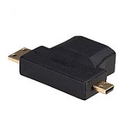 Akyga AK-AD-23 cable gender changer HDMI miniHDMI / microHDMI Black_3