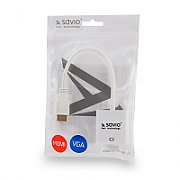 Savio CL-27 video cable adapter VGA (D-Sub) HDMI Type A (Standard) White_2