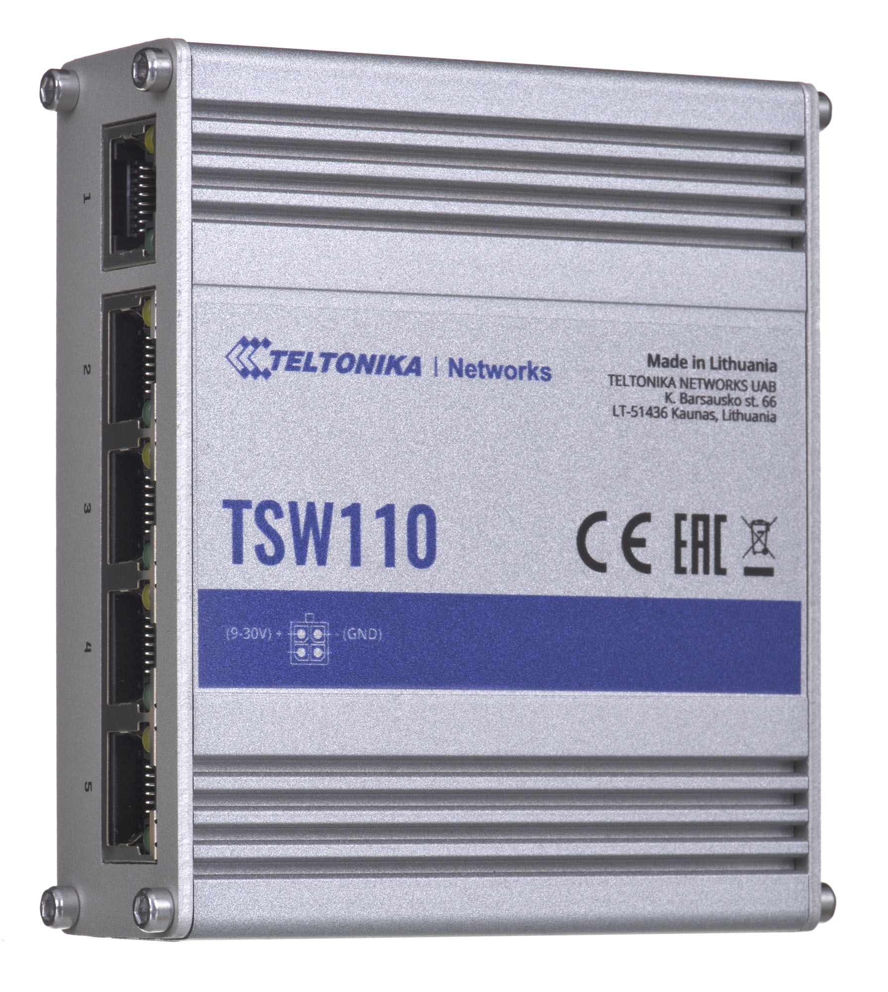 TELTONIKA TSW110 Switch  5x RJ45 1000Mb/s, L2_3