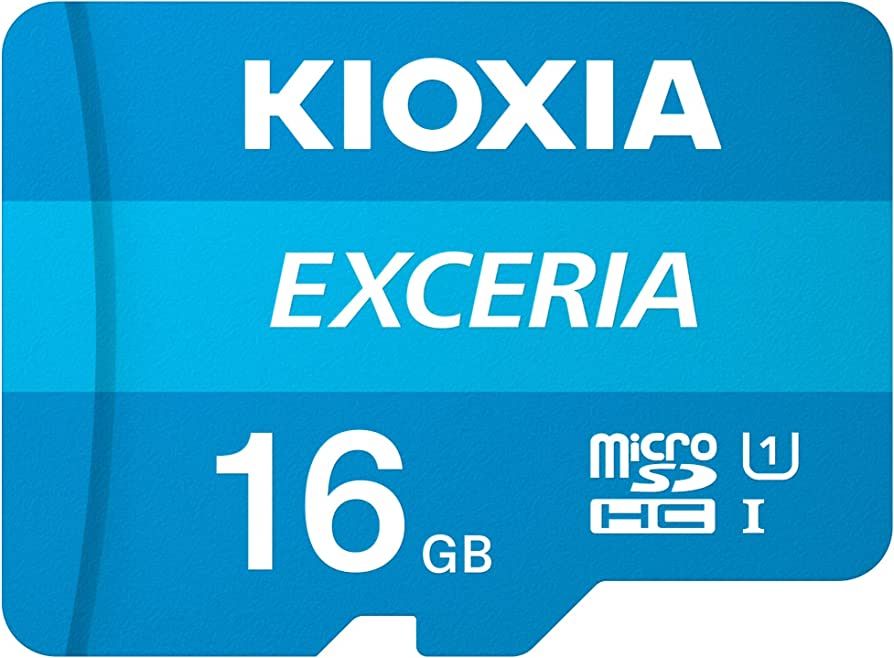 Kioxia Exceria memory card 16 GB MicroSDHC Class 10 UHS-I_1