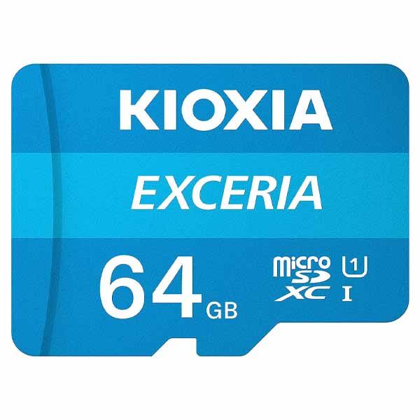 Kioxia Exceria memory card 64 GB MicroSDXC Class 10 UHS-I_1