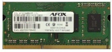 AFOX SO-DIMM DDR3 8GB memory module 1600 MHz LV 1,35V_2