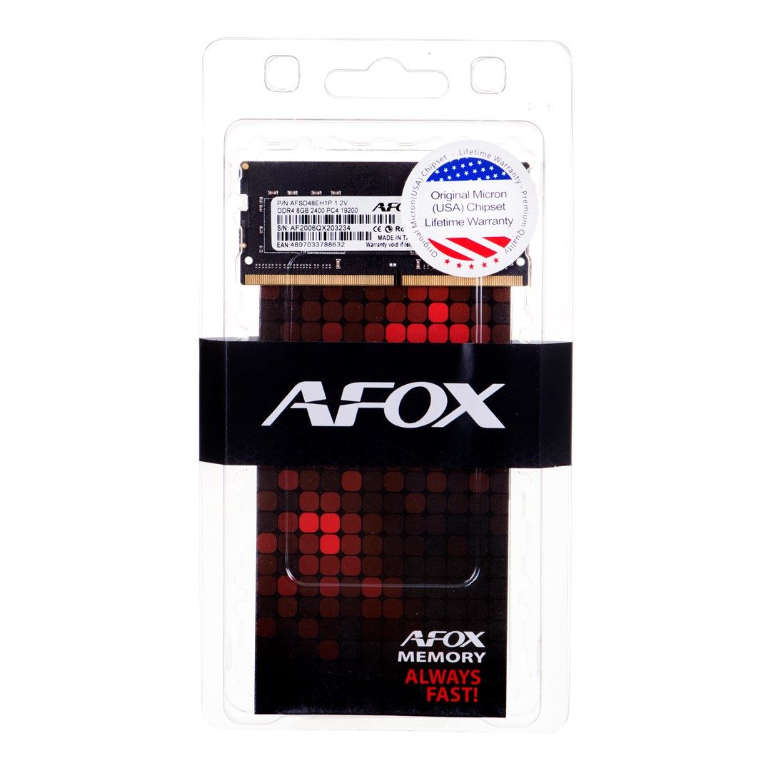 AFOX DDR4 8G 2400 SO DIMM memory module 8 GB 1 x 8 GB 2400 MHz_2