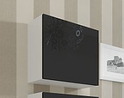 Cama Square cabinet VIGO 50/50/30 white/black gloss