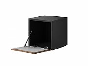 Cama full storage cabinet ROCO RO5 37/37/39 white/black/white