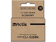 Actis KC-526BK ink for Canon printer; Canon CLI-526Bk replacement; Standard; 10 ml; black(with chip)_1