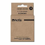 Actis KC-571Bk ink for Canon printer; Canon CLI-571Y replacement; Standard; 12 ml; black_1