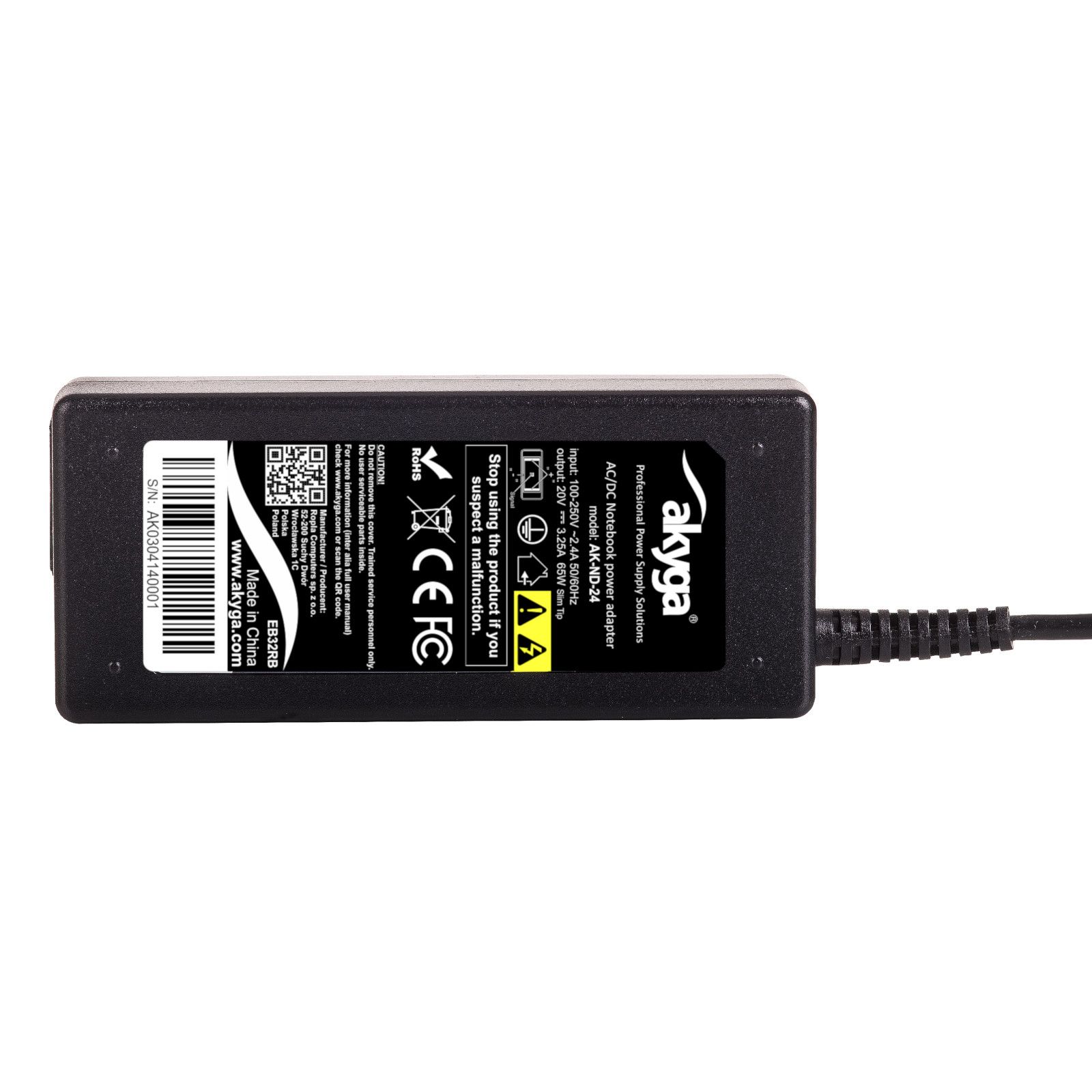 Akyga AK-ND-24 power adapter/inverter Indoor 65 W Black_6