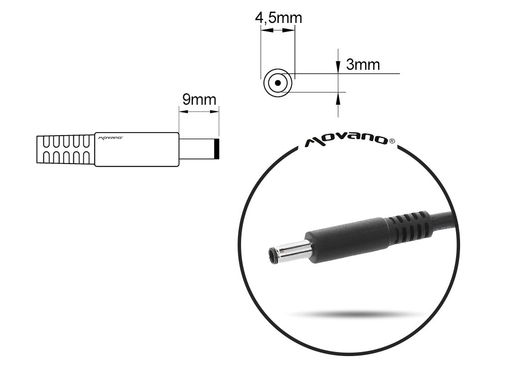 notebook charger mitsu 19.5v 2.31a (4.5x3.0 pin) - dell_2