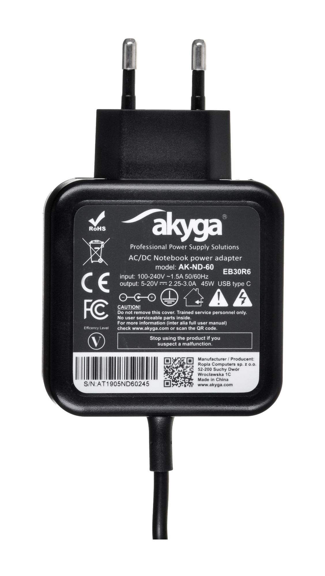 Akyga AK-ND-60 power adapter/inverter_3