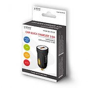 Savio Car Quick Charge charger Savio SA-05/B 3.0A, 1xUSB_3