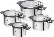 ZWILLING SIMPLIFY 66870-004-0 Pots set Stainless steel 4 pcs. Silver Black_1