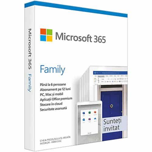 Licenta Cloud Retail Microsoft 365 Family Romanian Subscriptie 1 an Medialess P8_1