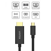 UNITEK ADAPTER MINIDP - HDMI, 4K@30HZ, CABLE 2M_3