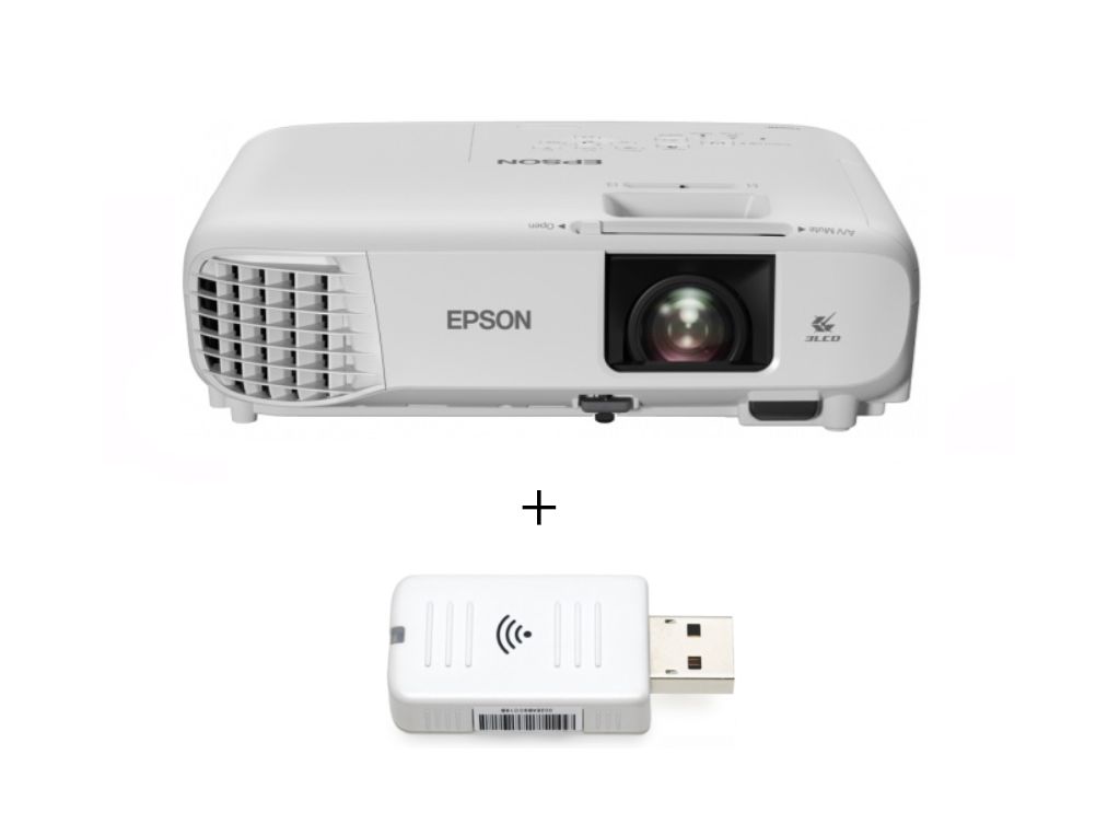 Videoproiector EPSON EB-FH06, Full HD 1920 x 1080, 3500 lumeni, contrast 16000:1 cu Adaptor wireless Epson ELPAP11_1