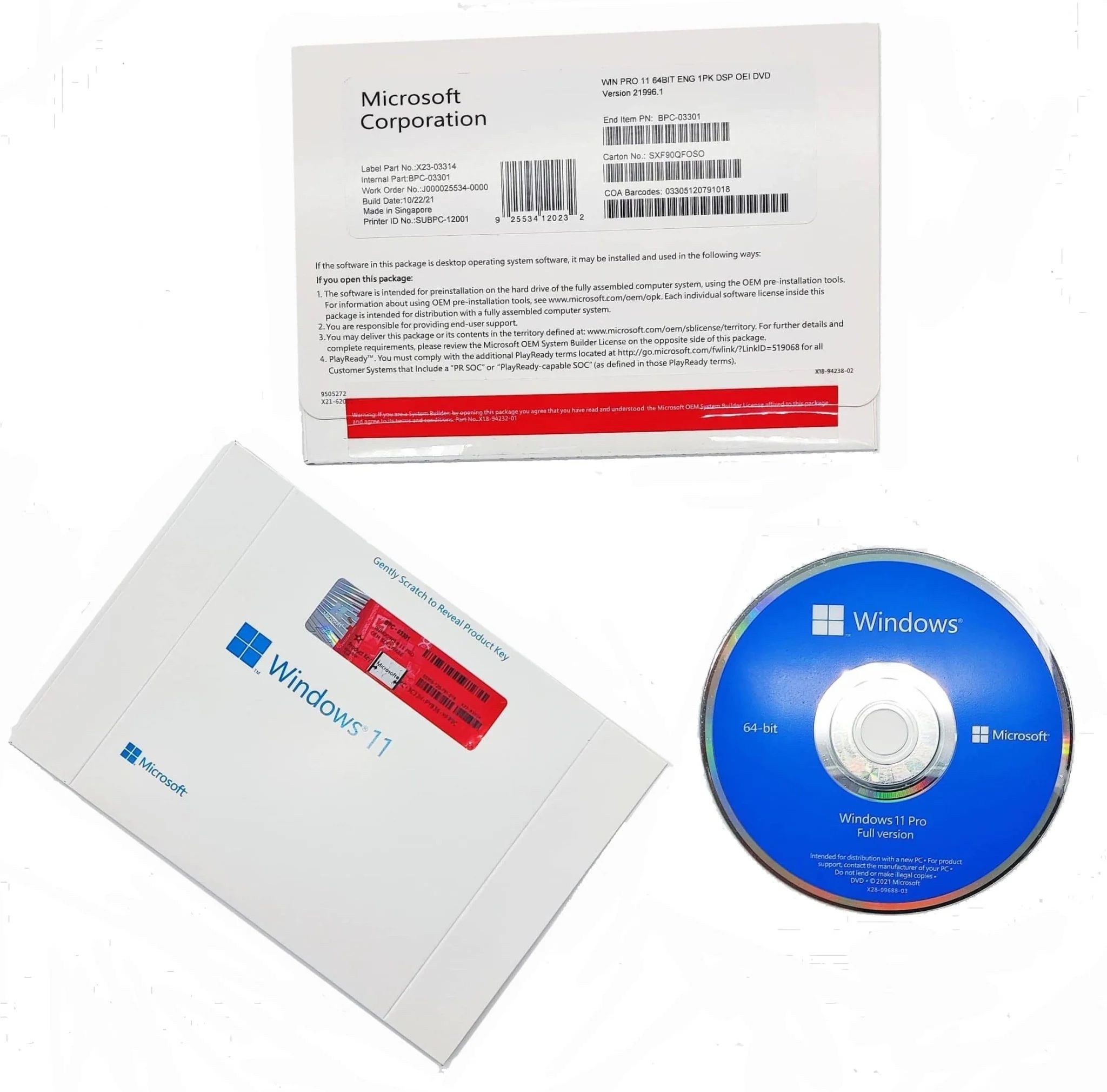 Windows 11 Professional 64Bit English Intl 1pk DSP OEI DVD_1