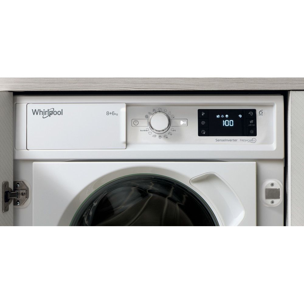 Whirlpool BI WDWG 861484 EU washer dryer Built-in Front-load White D_11