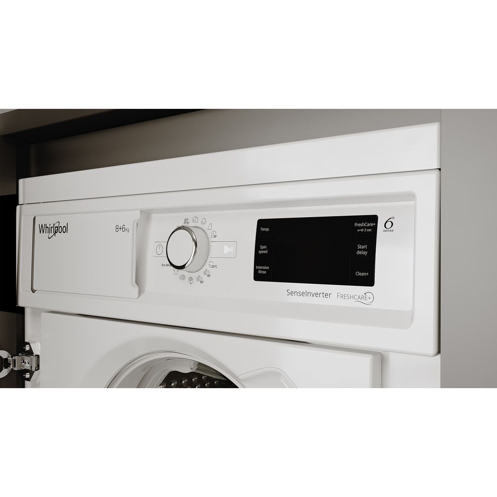 Whirlpool BI WDWG 861484 EU washer dryer Built-in Front-load White D_9