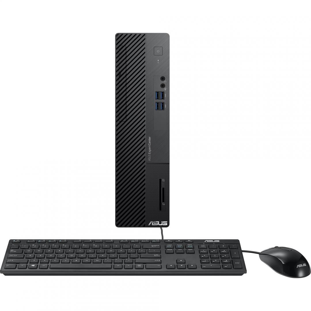 Desktop Business ASUS EXPERT CENTER D500SC-3101051100, Intel® Core™ i3- 10105 Processor 3.7 GHz (6M Cache, up to 4.4 GHz, 4 cores), 8GB DDR4 U- DIMM, 256GB M.2 NVMe™ PCIe® 3.0 SSD, DVD writer 8X, High Definition 7.1 Channel Audio, Rear I/O Ports: 1x Headphone out, 1x Line-in, 1x MIC in, 1x RJ45_2