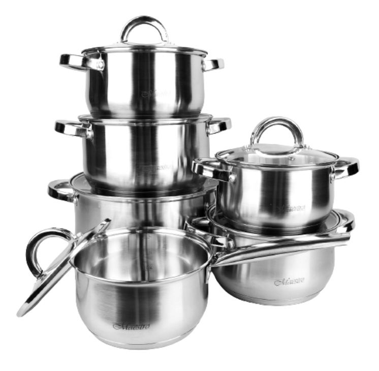 Maestro MR-2120 A set of pots of 12 elements_3