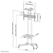 Suport TV de podea, Neomounts by Newstar PLASMA-M1700E, Reglabil, 32