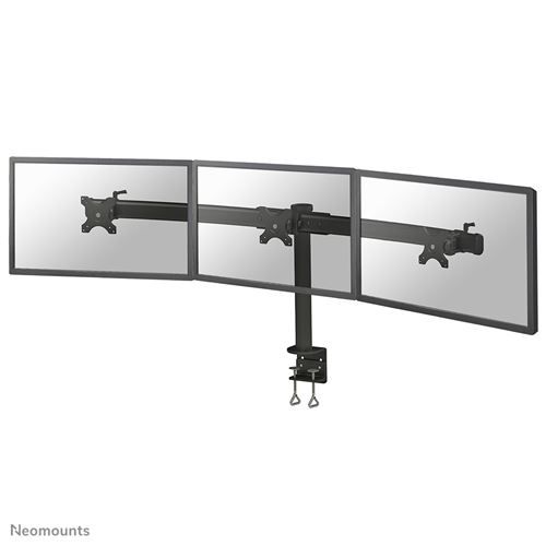 Suport Monitor de Birou Triplu, Neomounts by Newstar FPMA-D700D3, 10  - 27 , VESA 100x100, suporta pana la 8kg, negru
