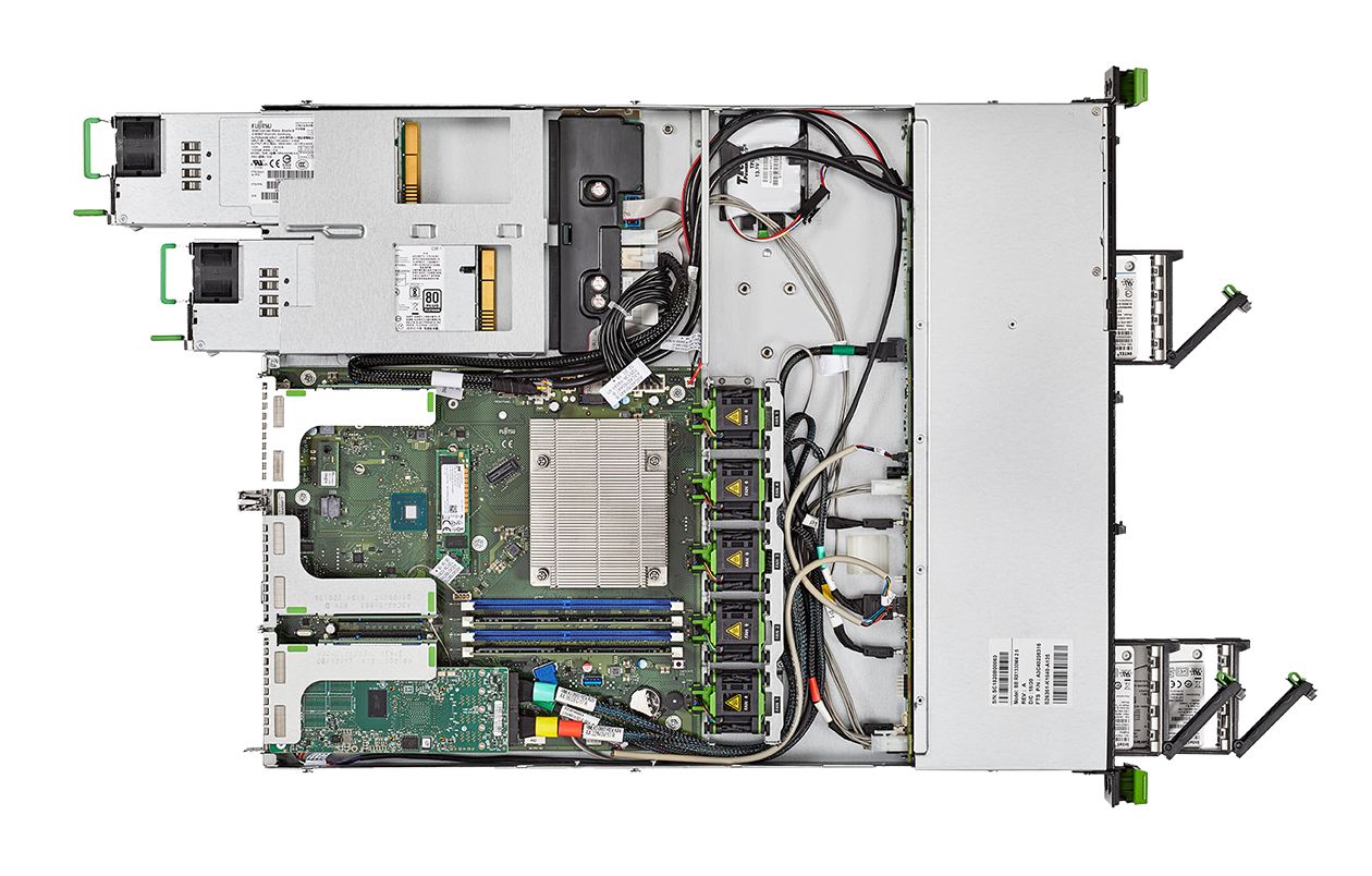 Server Fujitsu Primergy RX1330 M4 Rack 1U Intel Xeon E-2224, 4C / 4T, 3.4 GHz base, 4.6 GHz turbo, 8 MB cache, 71 W, 1 x 16 GB DDR4, Fara HDD, 4 x LFF, 264 W_4