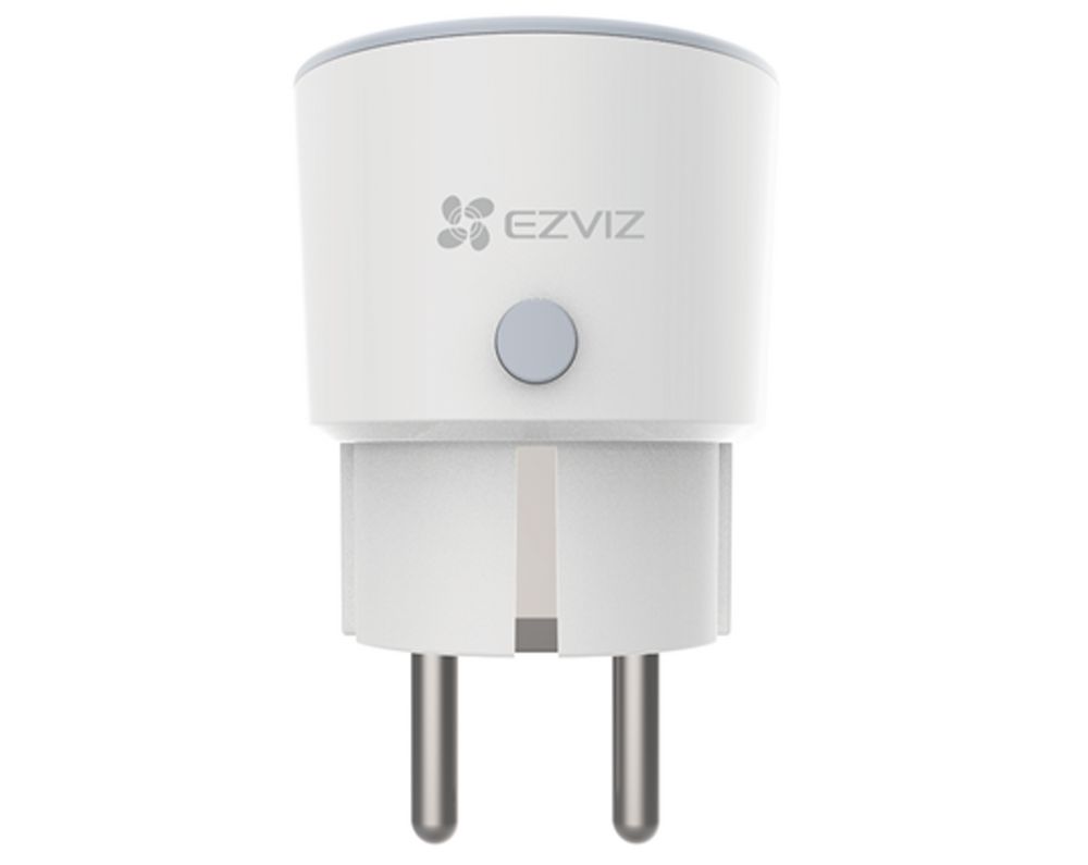 Priza inteligenta WiFi EZVIZ CS-T30-10B-EU, control remote din aplicatia Ezviz (IOS/Android) pentru toate aparatele conectate, compatibila cu Amazon Alexa si Google Assistant, notificari cu starea de functionare, configurare program de functionare, protectie marita la incendiu, puterea maxima