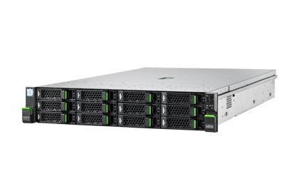 Server Fujitsu Primergy RX2520 M5 Rack 2U Intel Xeon Silver 4208, 8C / 16T, 2.1 GHz base, 3.2 GHz turbo, 11 MB cache, 1 x 16 GB, Fara HDD, 4 x LFF, 800 W_1