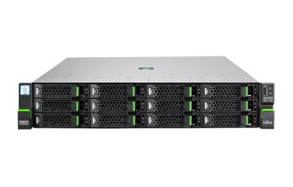 Server Fujitsu Primergy RX2520 M5 Rack 2U Intel Xeon Silver 4208, 8C / 16T, 2.1 GHz base, 3.2 GHz turbo, 11 MB cache, 1 x 16 GB, Fara HDD, 4 x LFF, 800 W_2