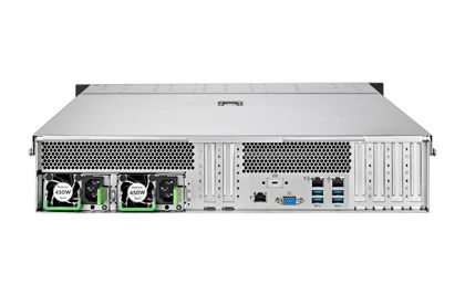 Server Fujitsu Primergy RX2520 M5 Rack 2U Intel Xeon Silver 4208, 8C / 16T, 2.1 GHz base, 3.2 GHz turbo, 11 MB cache, 1 x 16 GB, Fara HDD, 4 x LFF, 800 W_3