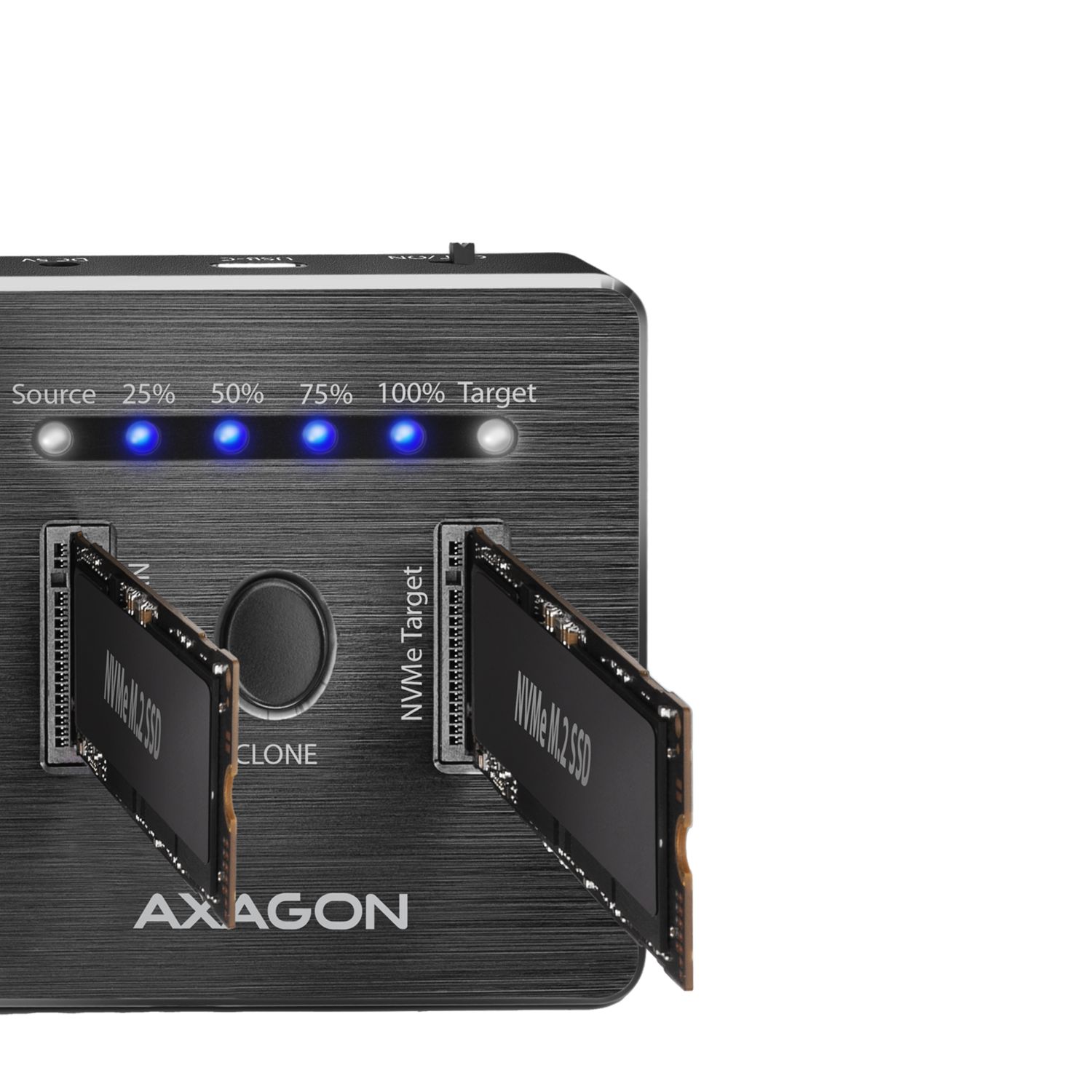 Rack ADSA-M2C, USB3.1 - 2x M.2, Docking Station, Negru_2