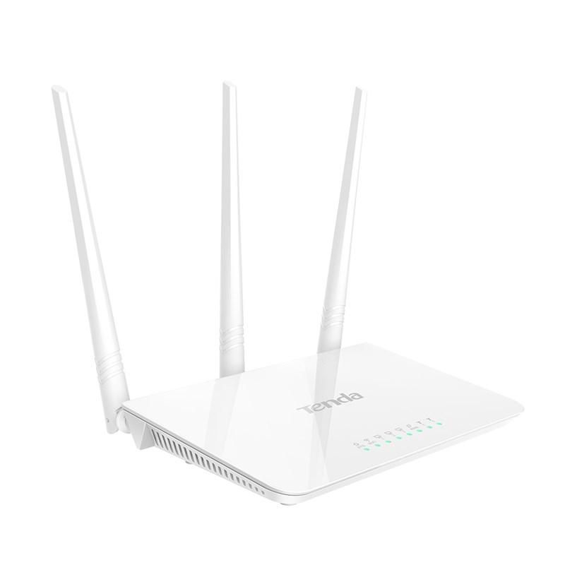 Router Wireless TENDA F3, 3 antene fixe (3*5dbi), 1 port WAN 10/100Mbps autonegociere; 3 port-uri LAN 10/100Mbps autonegociere, IEEE802.11/b/g/n, 1 buton Reset/WPS, 22.4GHz, DC 9V 600mA_2