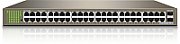 Switch TENDA TEG1050F, Network standards: IEEE 802.3, IEEE 802.3u, IEEE 802.3x, IEEE 802.3ab, IEEE 802.3z, Ports: 48*10/100/1000 Base-T Ethernet ports (Auto MDI/MDIX), 2*1000 Base-X SFP ports (Independent), Switch capacity: 100Gbps, Packet forwarding rate: 74.4Mpps, buffer: 12Mb, Power consumption_1