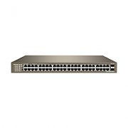 Switch TENDA TEG1050F, Network standards: IEEE 802.3, IEEE 802.3u, IEEE 802.3x, IEEE 802.3ab, IEEE 802.3z, Ports: 48*10/100/1000 Base-T Ethernet ports (Auto MDI/MDIX), 2*1000 Base-X SFP ports (Independent), Switch capacity: 100Gbps, Packet forwarding rate: 74.4Mpps, buffer: 12Mb, Power consumption_2