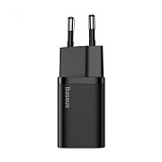 INCARCATOR retea Baseus Super Si, Quick Charge 20W, 1 x USB Type-C 5V/3A, alb 