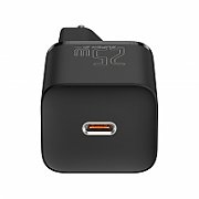 INCARCATOR retea Baseus Super Si, Quick Charge 30W, 1 x USB Type-C 5V/3A si 1 x USB 5V/3A, negru 