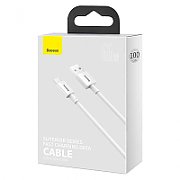 CABLU alimentare si date Baseus Superior, Fast Charging Data Cable pt. smartphone, USB la USB Type-C 66W, 1m, alb 