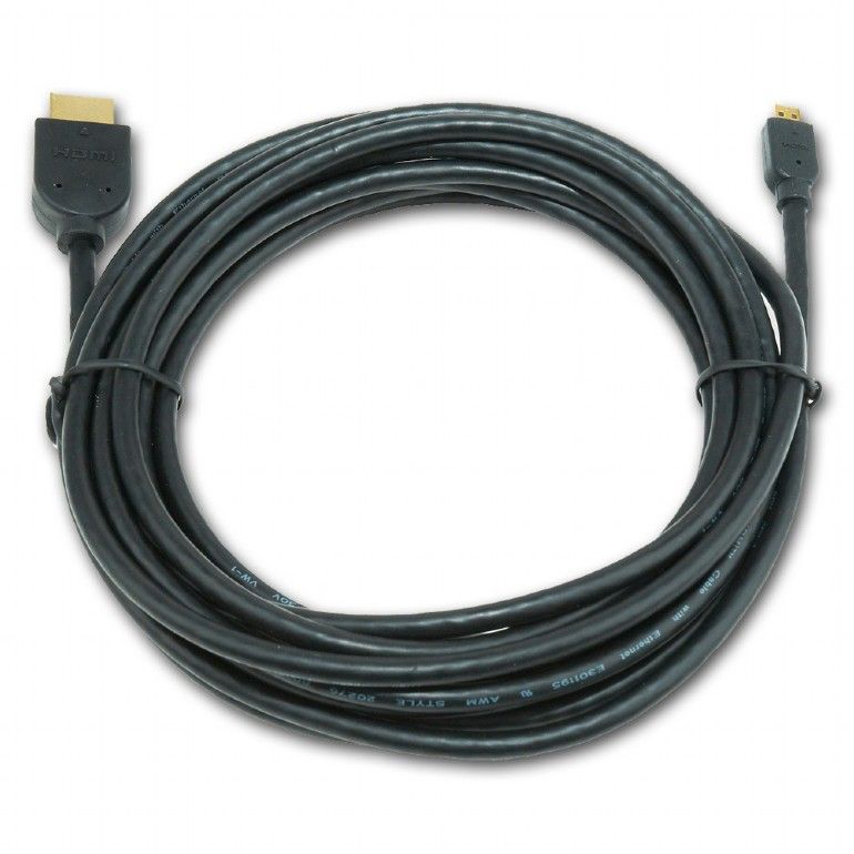 GEMBIRD CC-HDMID-15 Gembird HDMI -HDMI Micro cable with gold-plated connectors 4.5m, bulk package_2