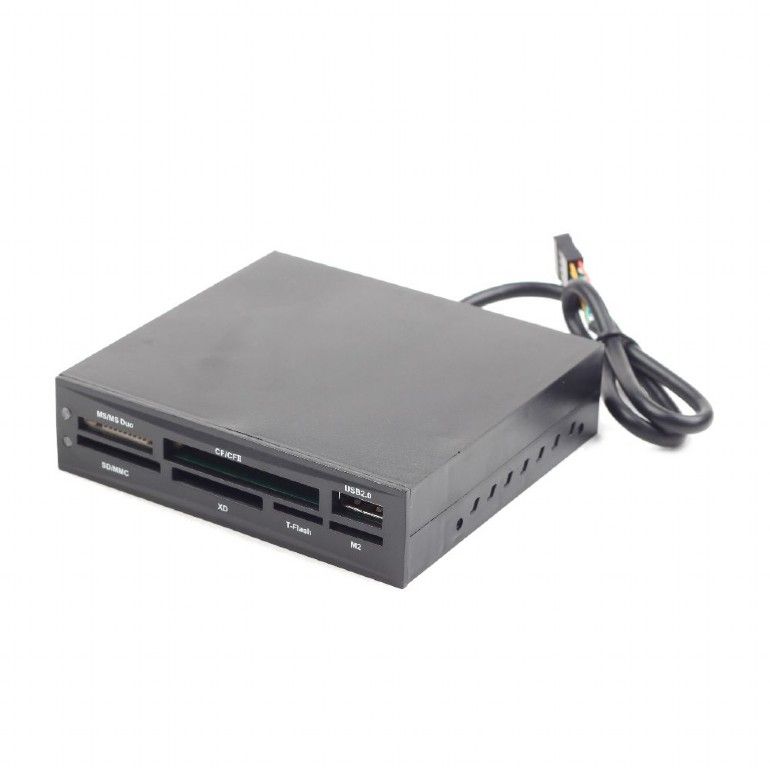 GEMBIRD FDI2-ALLIN1-02-B Gembird USB 2.0 internal CF/MD/SM/MS/SDXC/MMC/XD card reader/writer black_1
