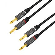 CABLU audio LOGILINK stereo (3.5 mm jack T/T), 0.5m, conectori auriti, albastru 