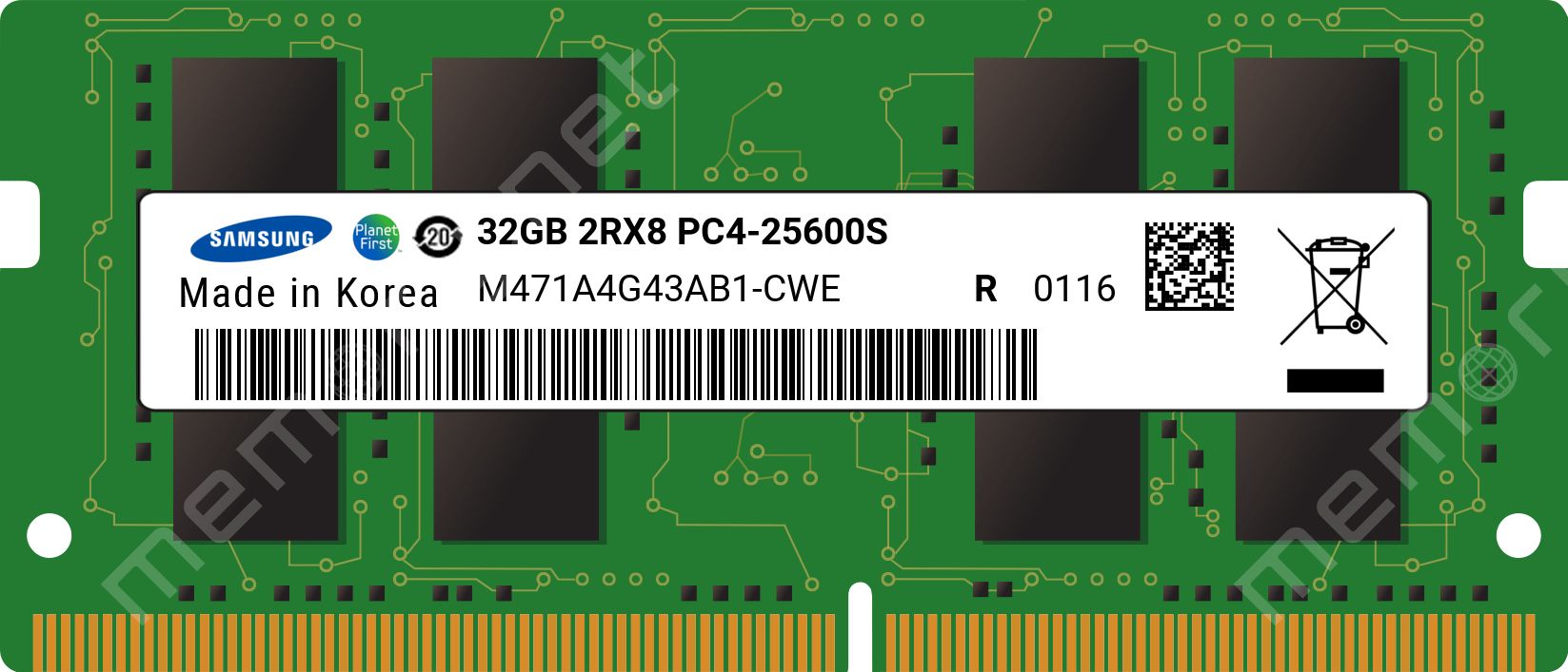 RAM SO-DIMM DDR4 32GB / PC3200 /UB/ Samsung_1