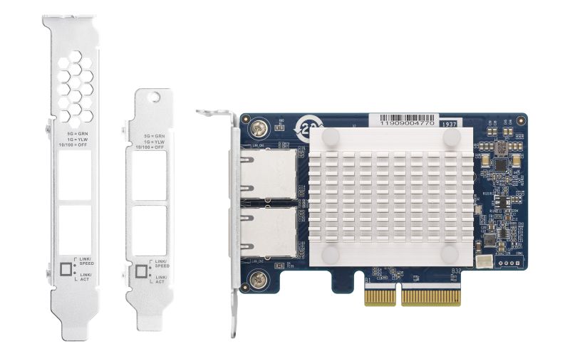 QNAP LAN Card 2x 5GbE RJ45 PCIe Erweiterungskarte_2