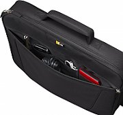 GEANTA CASE LOGIC, pt. notebook de max. 17 inch, 1 compartiment, buzunar frontal, waterproof, poliester, negru,  VNCI-217 BLACK