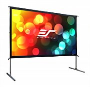 Ecran proiectie, de podea, 221.4 x 124.5 cm, FRONT / REAR, EliteScreens Yard Master 2 Dual OMS100H2-DUAL, Format 16:9_1