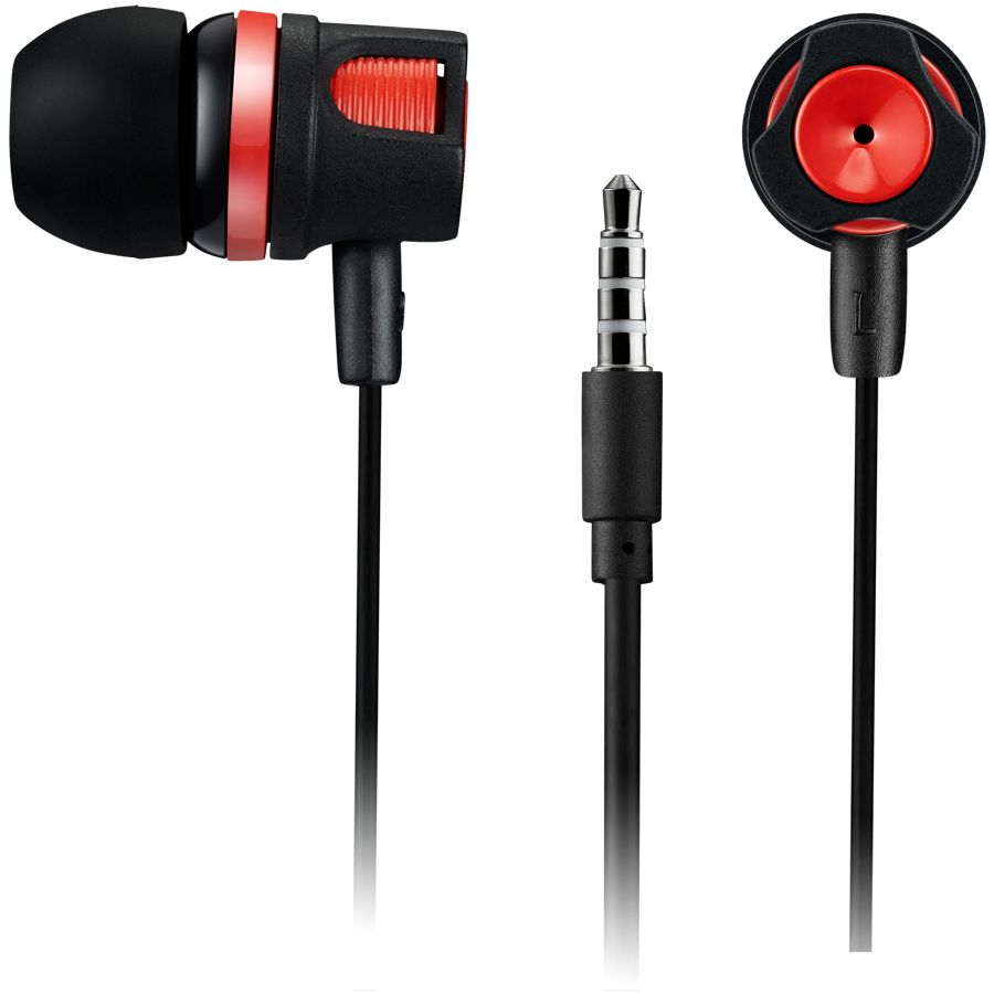 CANYON EP-3 Stereo earphones with microphone, Red, cable length 1.2m, 21.5*12mm, 0.011kg_2