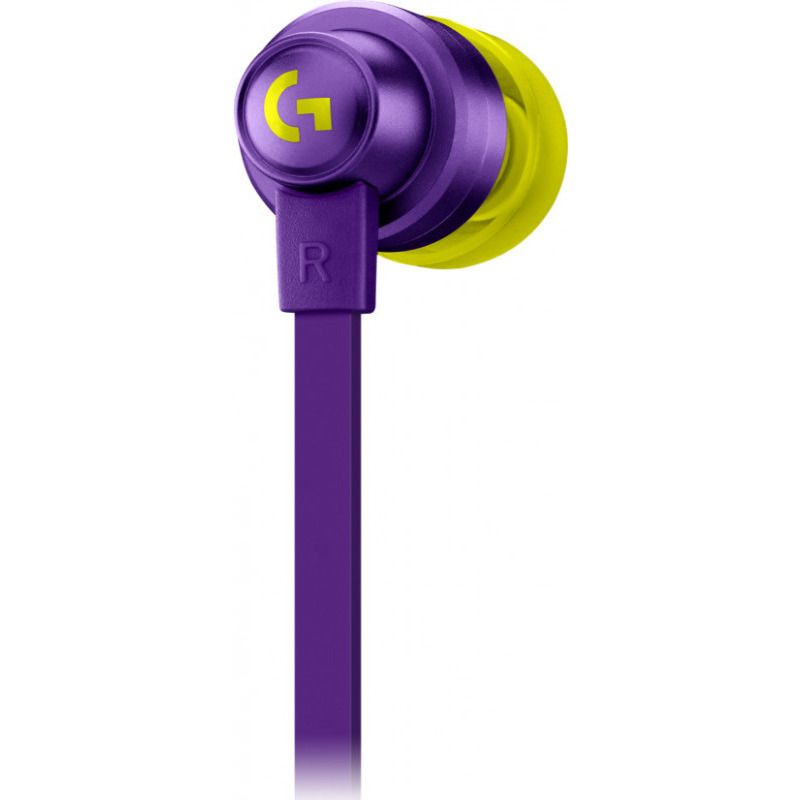 LOGITECH G333 Wired Gaming Earphones - PURPLE - 3.5 MM_2