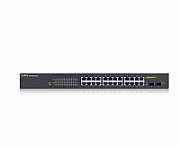 Switch Zyxel GS190024HPV2-EU0101F, 24 porturi 10/100/1000 Mbps